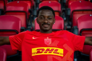 Arthur Israel præsenteres i FC Nordsjælland.