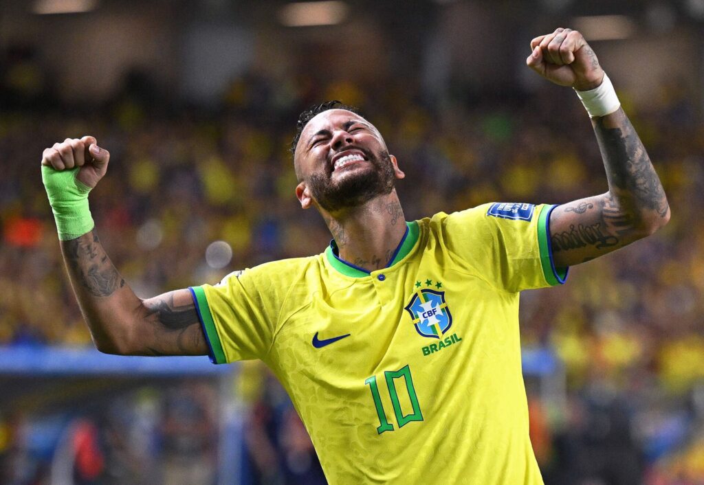 Neymar jubler.
