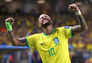 Neymar jubler.