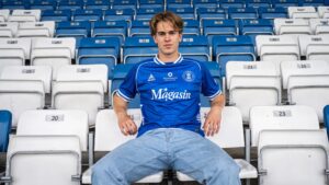 Daniel Kristjansson bliver præsenteret i Lyngby