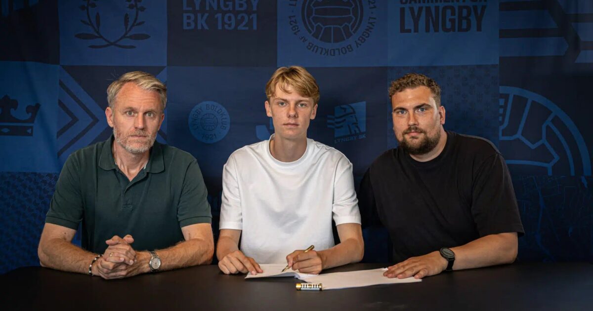 Lyngby gafler midtbanetalent hos Superliga-rival Foto: Lyngby BK