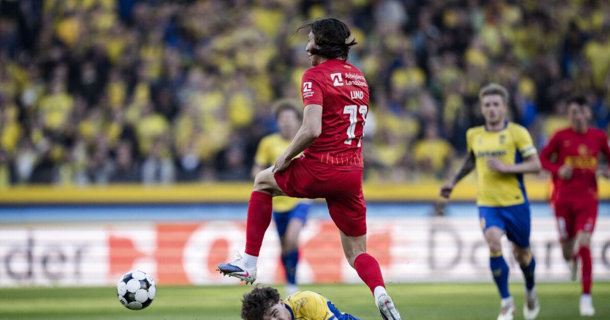 Trumfer Superliga-rivaler: FCN nærmer sig Lind-køb Foto: Sebastian Elias Uth/Ritzau Scanpix
