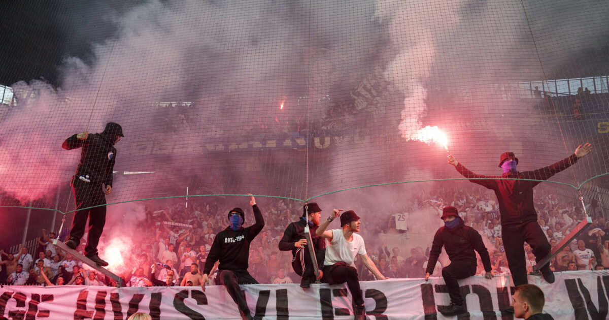 Politiet involveret efter historisk FCK-straf Foto: Liselotte Sabroe/Ritzau Scanpix