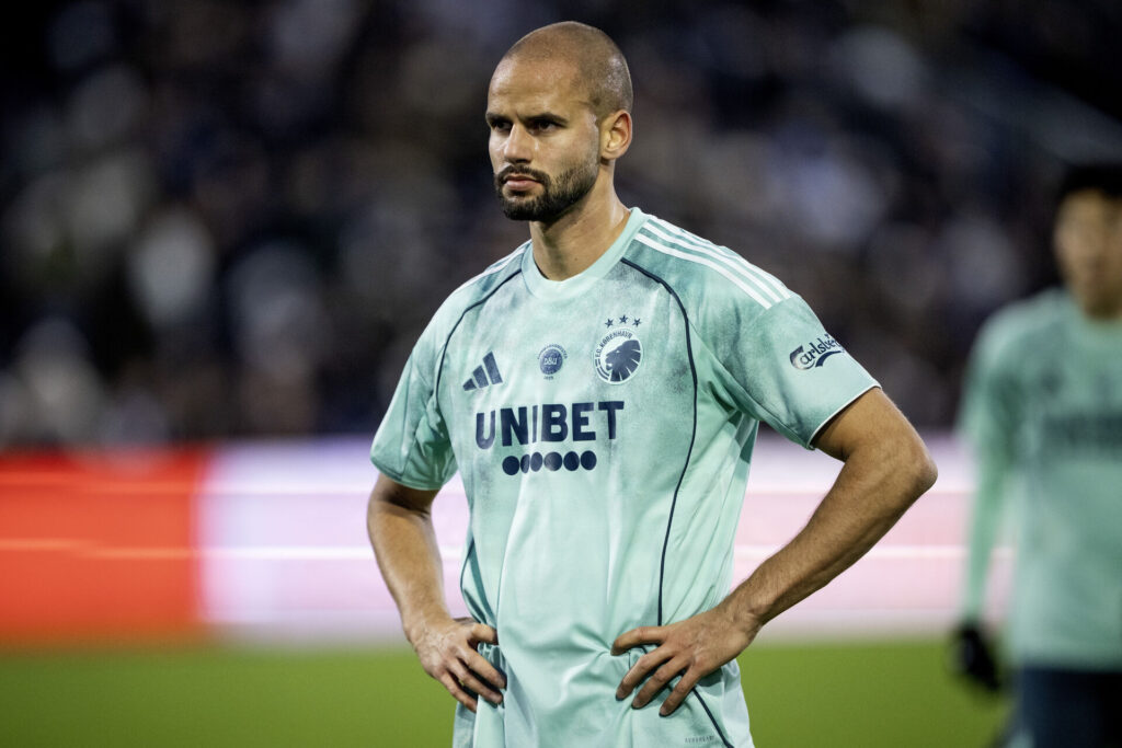 Pantelis Hatzidiakos efter nederlaget til AGF i Superligaens 2025/2026 sæson.