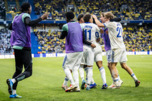 FC Københavns spillere jubler.