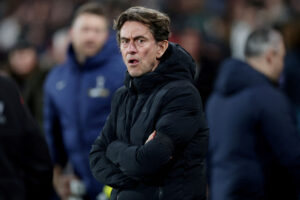 Thomas Frank som Tottenham-manager.