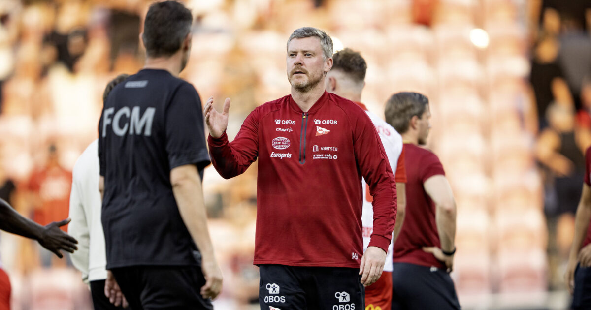 Ingen Birk: Niels Frederiksen opruster staben inden AGF Foto: Bo Amstrup/Ritzau Scanpix