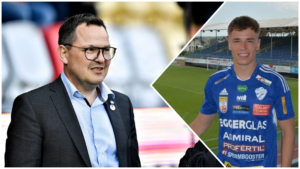 Silkeborgs Jesper Stüker i et billede med østrigske Paul Komposch.