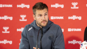 Joachim Andersen på pressemøde