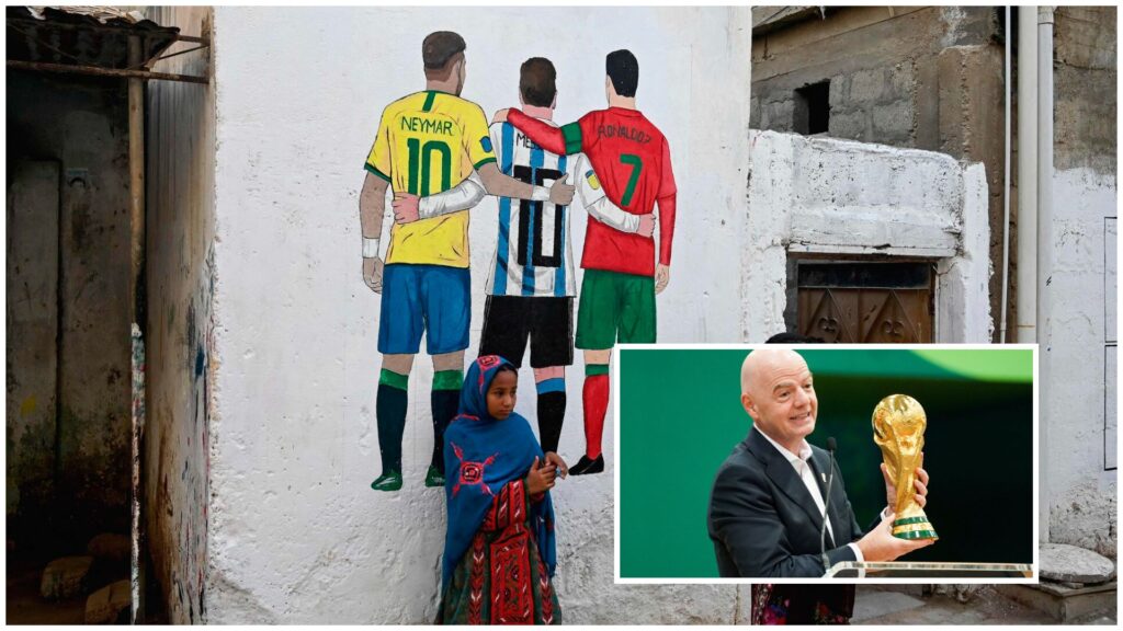Messi Ronaldo Neymar Infantino VM 2026