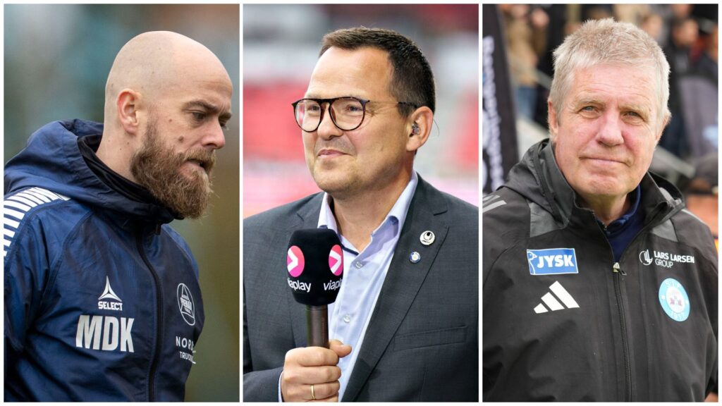 Morten Dahm Kjærgaard sammen med Jesper Stüker og Kent Nielsen.