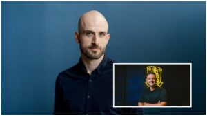 Brøndbys Julius Ohnesorge og Thomas Nørgaard i samme billede.