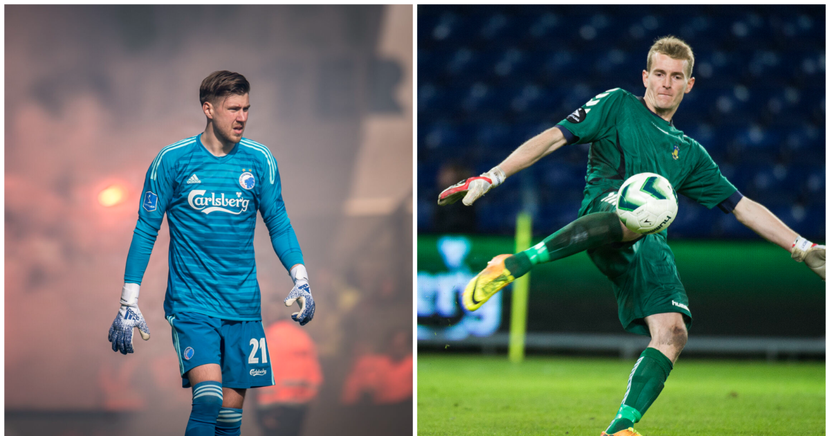 Tidligere FCK- og Brøndby-målmænd hylder hinanden Foto: Søren Bidstrup/Ritzau Scanpix og Mads Claus Rasmussen/Ritzau Scanpix