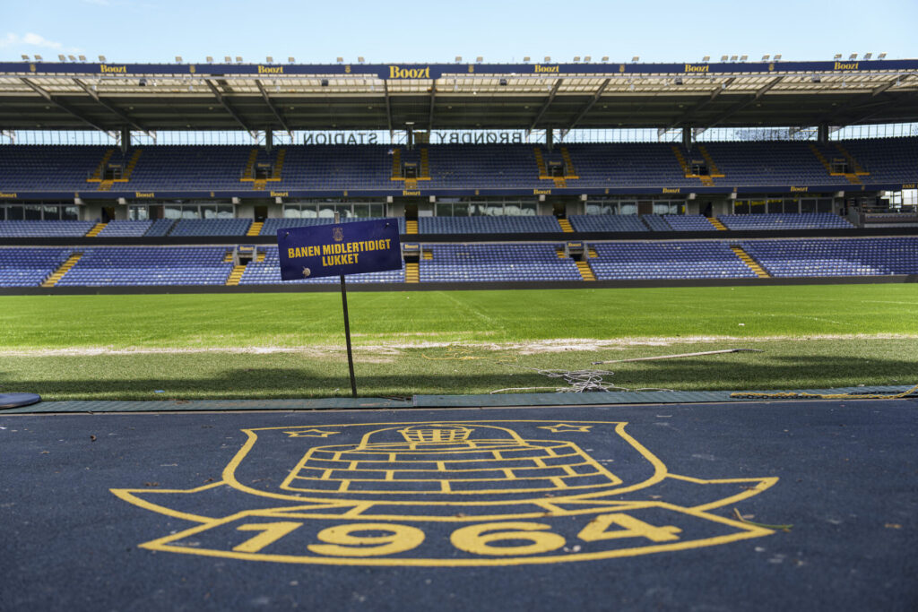 Brøndby Stadion tomt.