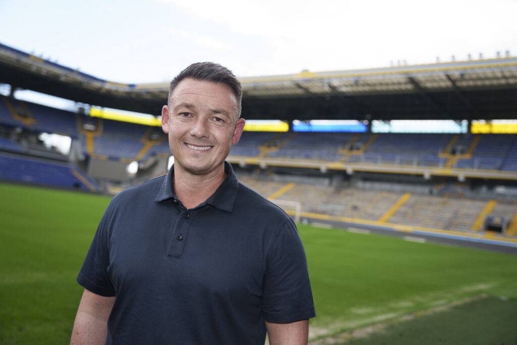 Thomas Nørgaard på Brøndby Stadion.