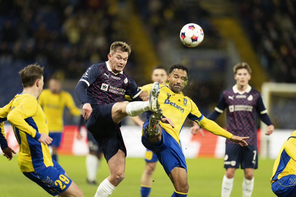 Sean Klaiber i kamp mod Randers FC.