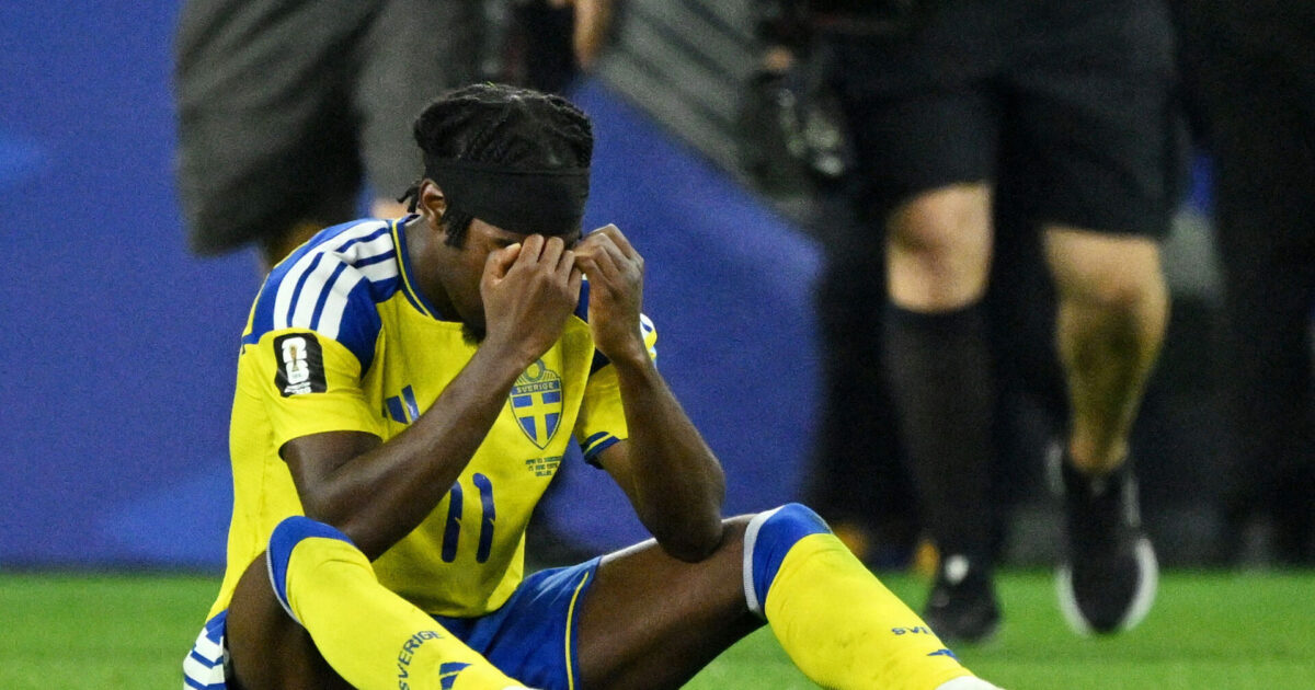 Troede Sverige røg ud af VM: Var ikke særlig glad Foto: Ritzau Scanpix/REUTERS