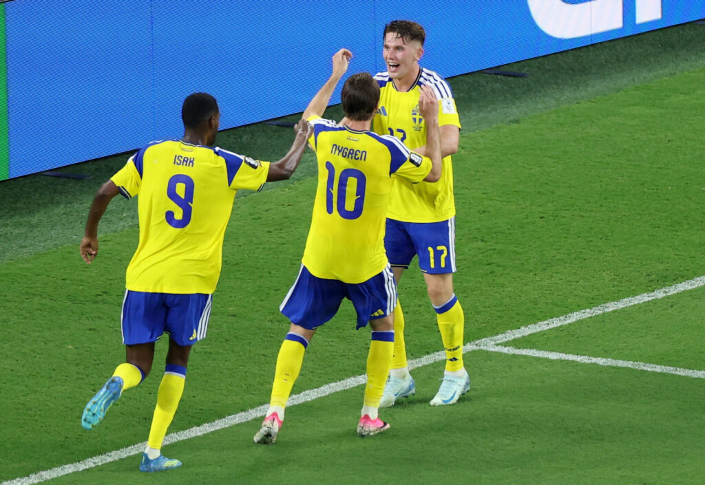 Sverige vinder 5-1 ved VM 2026