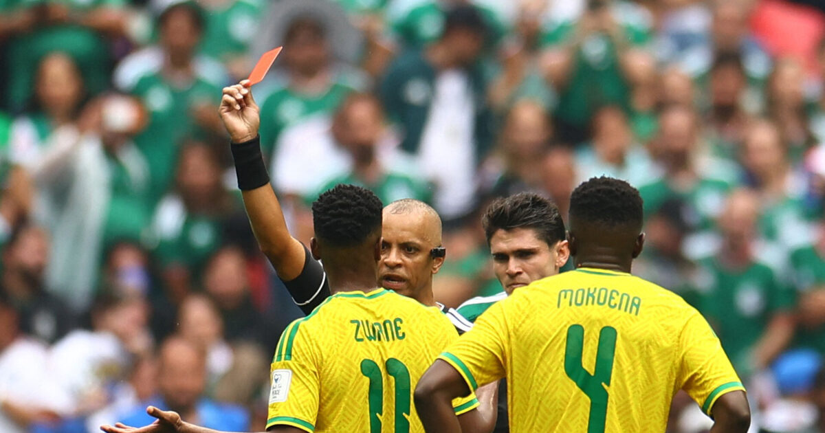 Slutter 9 mod 10: Mexico sejrer i ‘rød’ VM-åbner Foto: Ritzau Scanpix/REUTERS