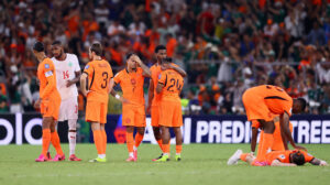 Holland-spillerne ærgrer sig