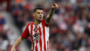 Sunderlands Granit Xhaka peger