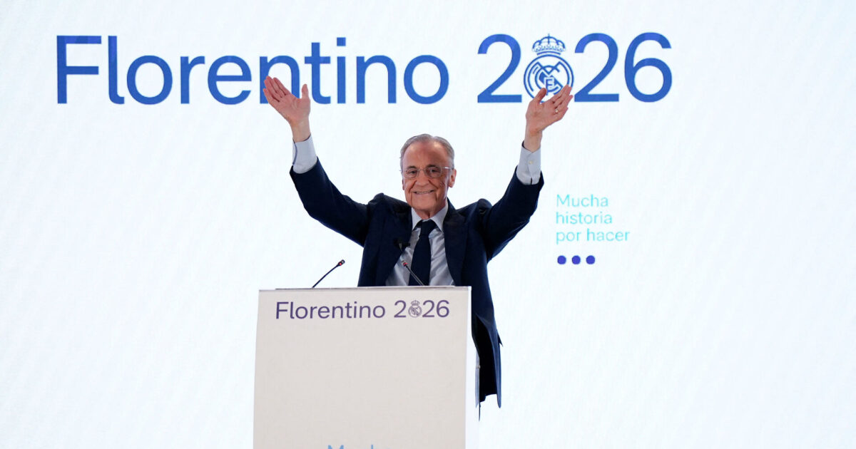 Florentino Pérez genvalgt som Real Madrid-præsident Foto: Ana Beltran/REUTERS