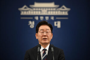 Sydkoeas præsident Lee Jae Myung.