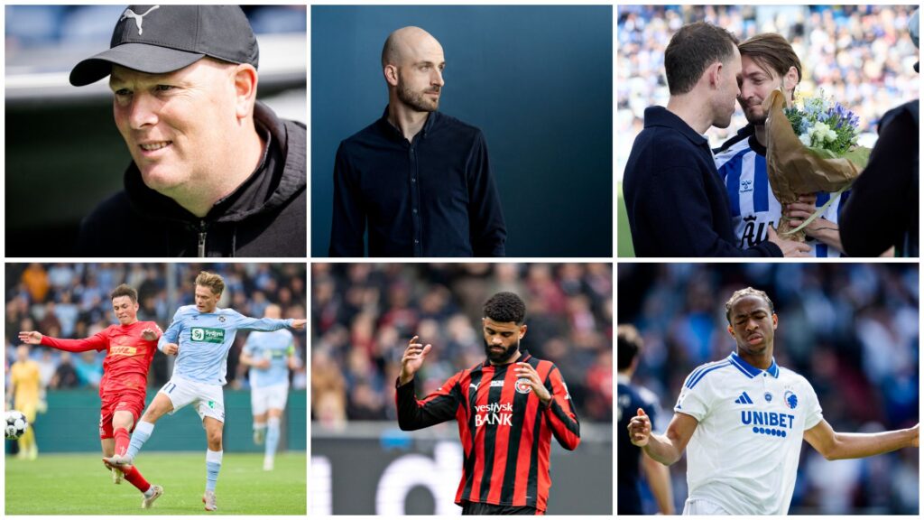 Superliga-ledere og spillere som illustration til opstartsprogrammet i Superliga-klubberne i juni og juli 2026.