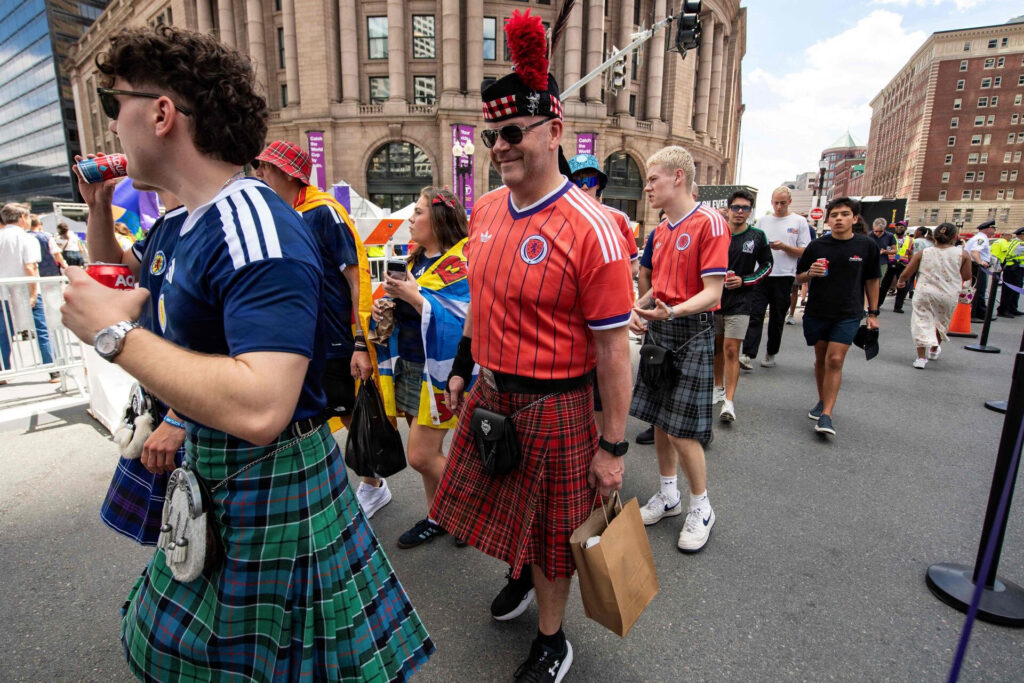 Tartan Army i Boston.
