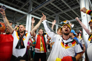 Tysklands fans til VM.