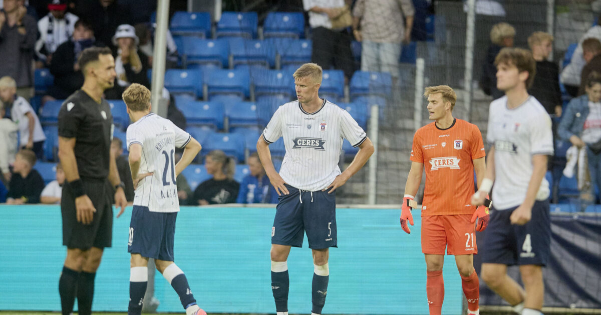 Nedslået AGF-stopper: Vi gør det svært for os selv Foto: Mikkel Berg Pedersen/Ritzau Scanpix