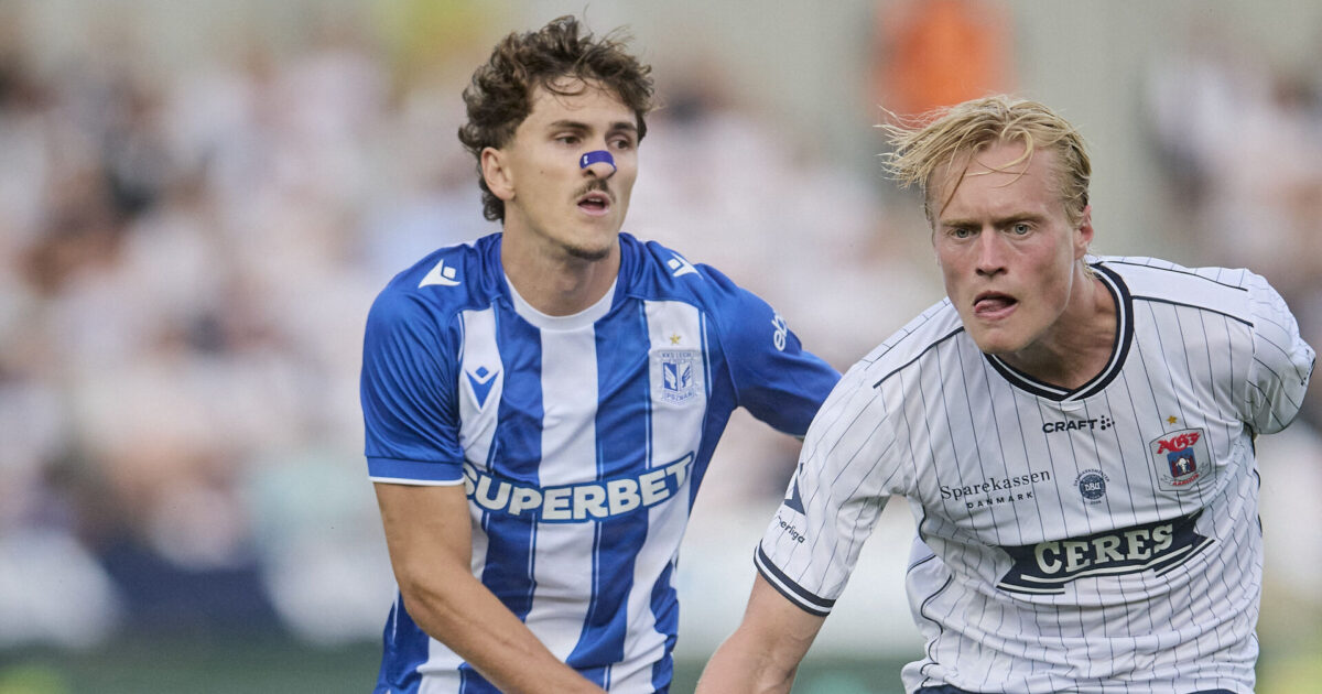 Uventet afstikker: Poznan-profil hastet til Spanien før AGF-kamp Foto: Mikkel Berg Pedersen/Ritzau Scanpix