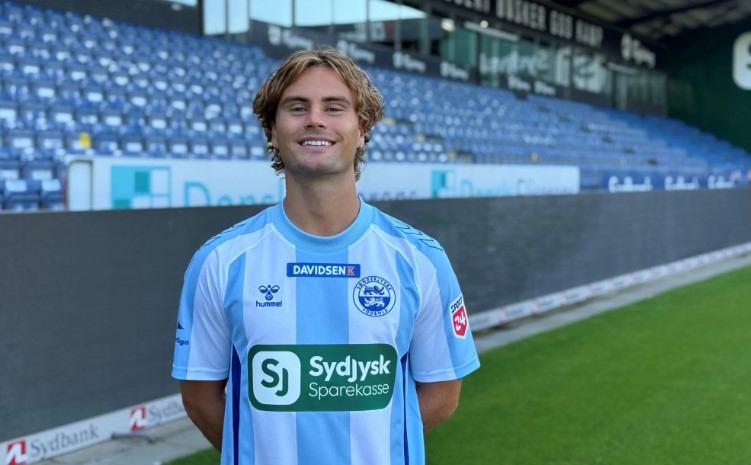 Teodor Haltvik præsenteres i Sønderjyske.
