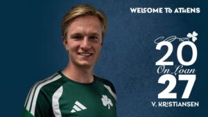 Victor Kristiansen bliver præsenteret i Panathinaikos
