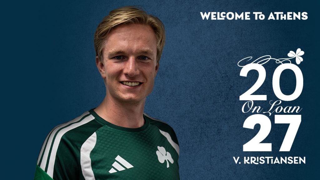 Victor Kristiansen bliver præsenteret i Panathinaikos
