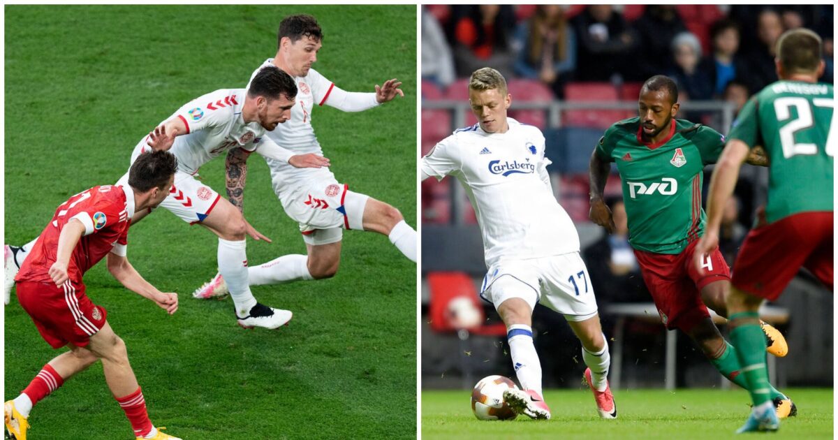 Advarer: DBU og Superligaen kan blive fanget i Rusland-sag Fotos: Claus Bech/Ritzau Scanpix og Liselotte Sabroe/Ritzau Scanpix