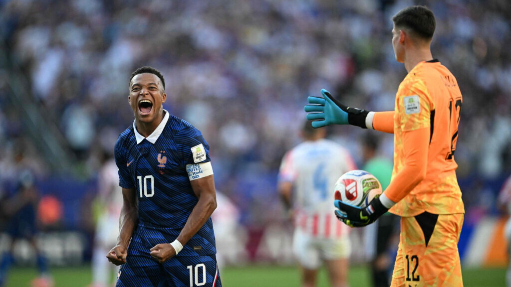 Kylian Mbappé spiller mod Paraguay