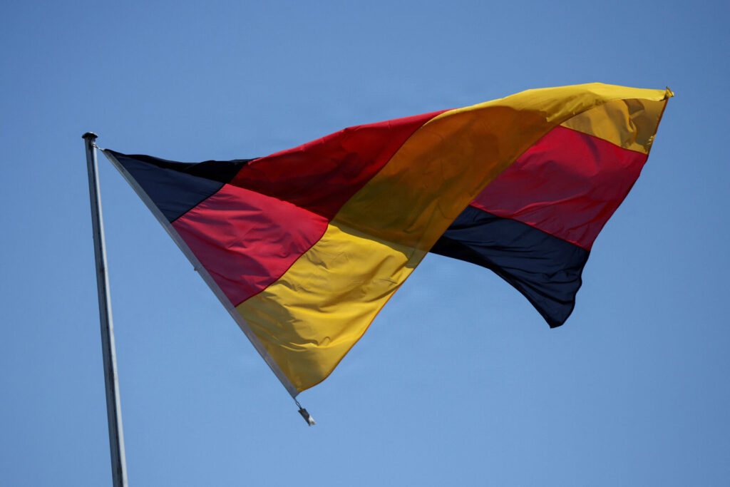 Tyskland flag, tysk flag