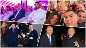 INfantino Trump Putin Mohammed Bin Salman