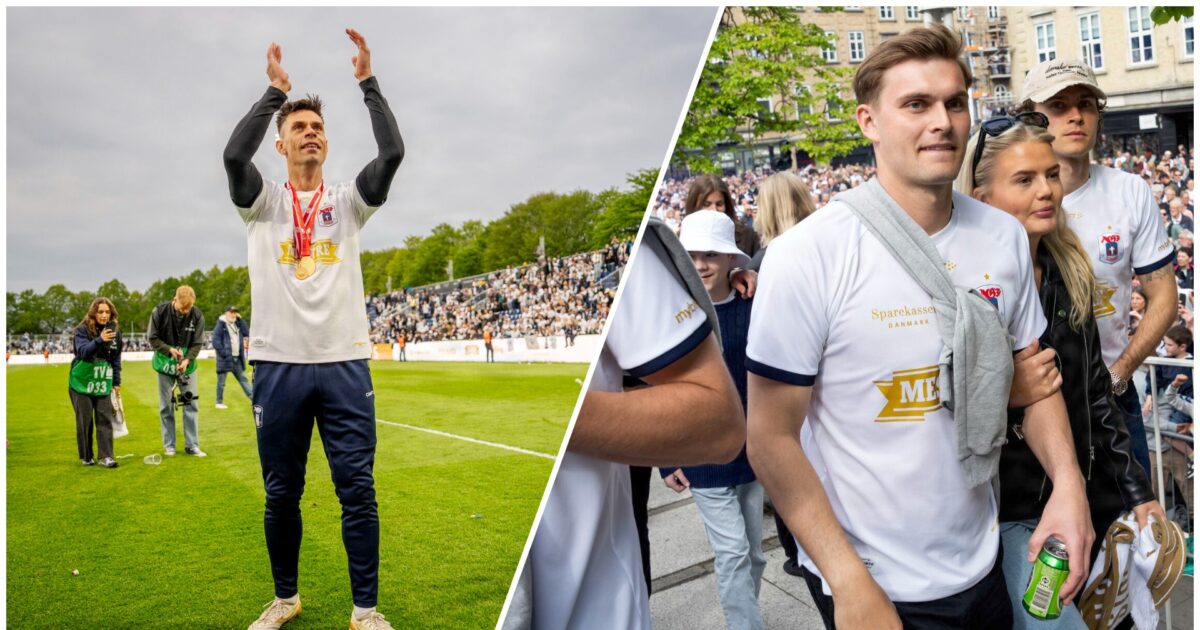 Jakob Poulsen afslører: Han er førstevalg i AGF Foto: Mads Claus Rasmussen/Ritzau Scanpix og Bo Amstrup/Ritzau Scanpix