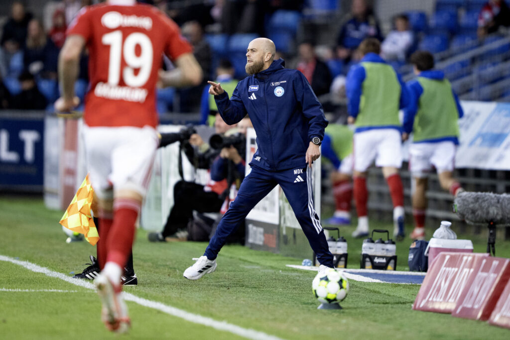 Morten Dahm Kjærgaard i sin debut for Silkeborg IF.