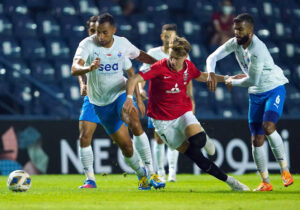 Kasper Junker i kamp for Buriram United.