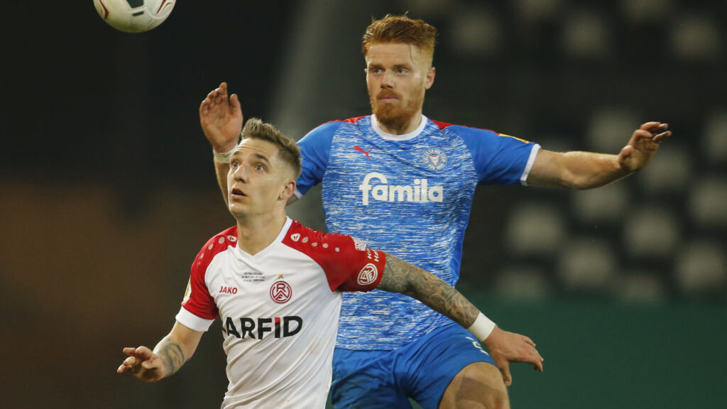 Mikkel Kirkeskov i en duel i Tyskland