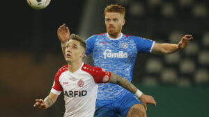 Mikkel Kirkeskov i en duel i Tyskland