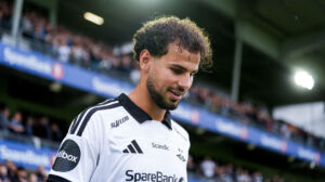 Amin Chiakha i en Rosenborg-trøje.