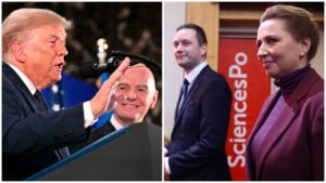 Trump Mette Frederiksen Infantino