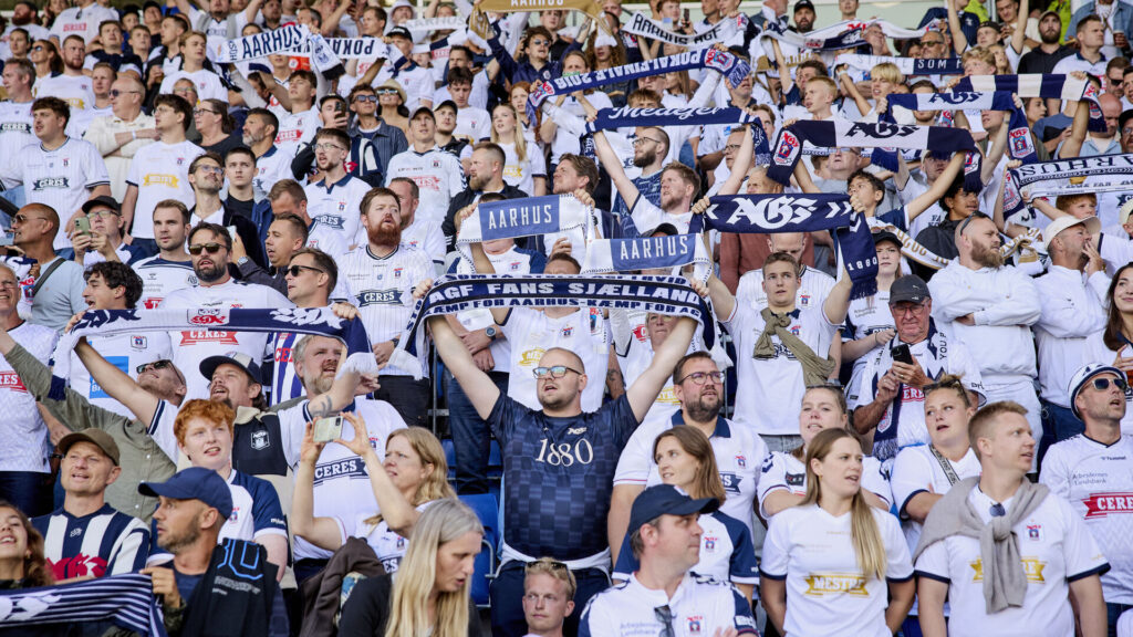 AGF-fans til holdets opgør mod Lech Poznan i Randers