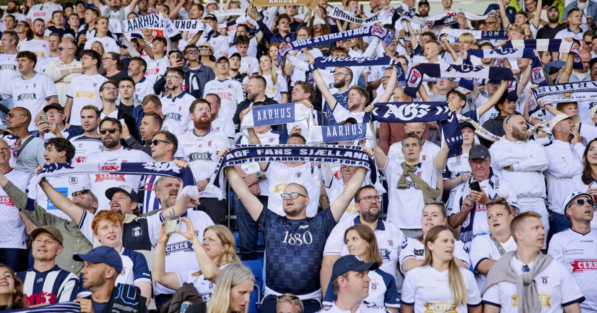 AGF-fans anholdt på fyrværkeri-mission Foto: Mikkel Berg Pedersen/Ritzau Scanpix