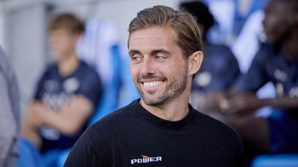 Jakob Poulsen i AGF's seneste hjemmebanekamp mod Lech Poznan