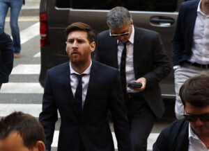Lionel Messi og far Jorge Messi
